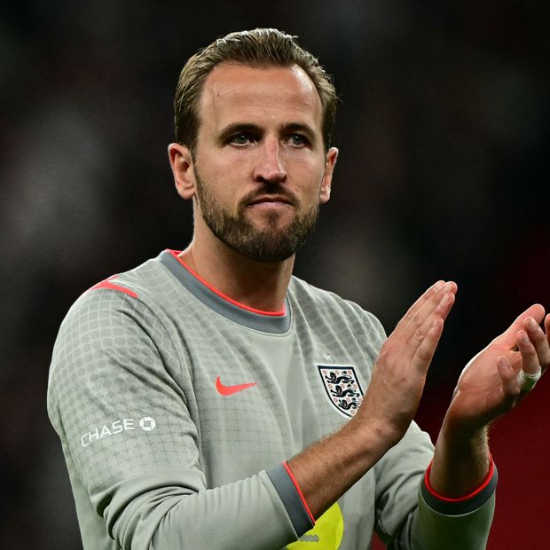 Harry Kane, jugador de la selección de Inglaterra, durante un partido de la UEFA Nations League